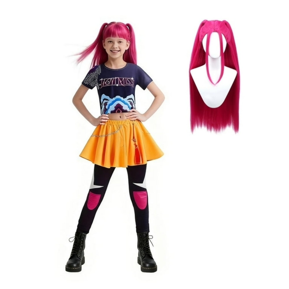 [SOLD] K Pop Demons Hunters Mira Costume (NWT) with Wig